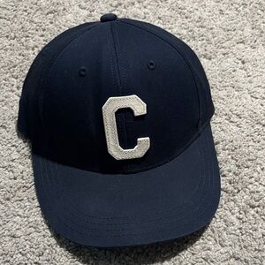 Coach Navy Baseball Cap with White 'C' Patch